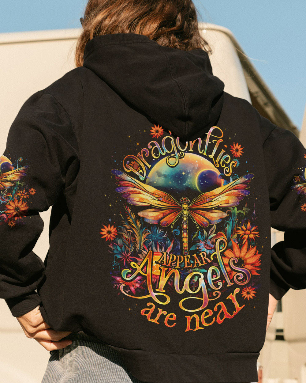 WHEN DRAGONFLIES APPEAR ALL OVER PRINT - TLNO2707232