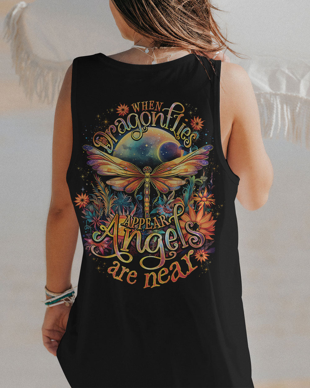 WHEN DRAGONFLIES APPEAR ALL OVER PRINT - TLNO2707232