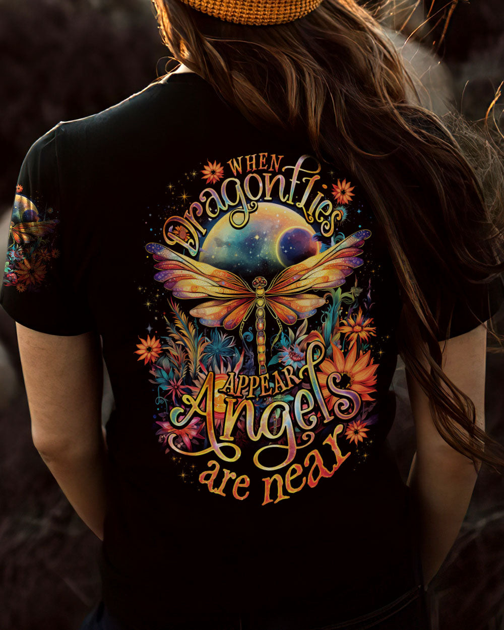 WHEN DRAGONFLIES APPEAR ALL OVER PRINT - TLNO2707232