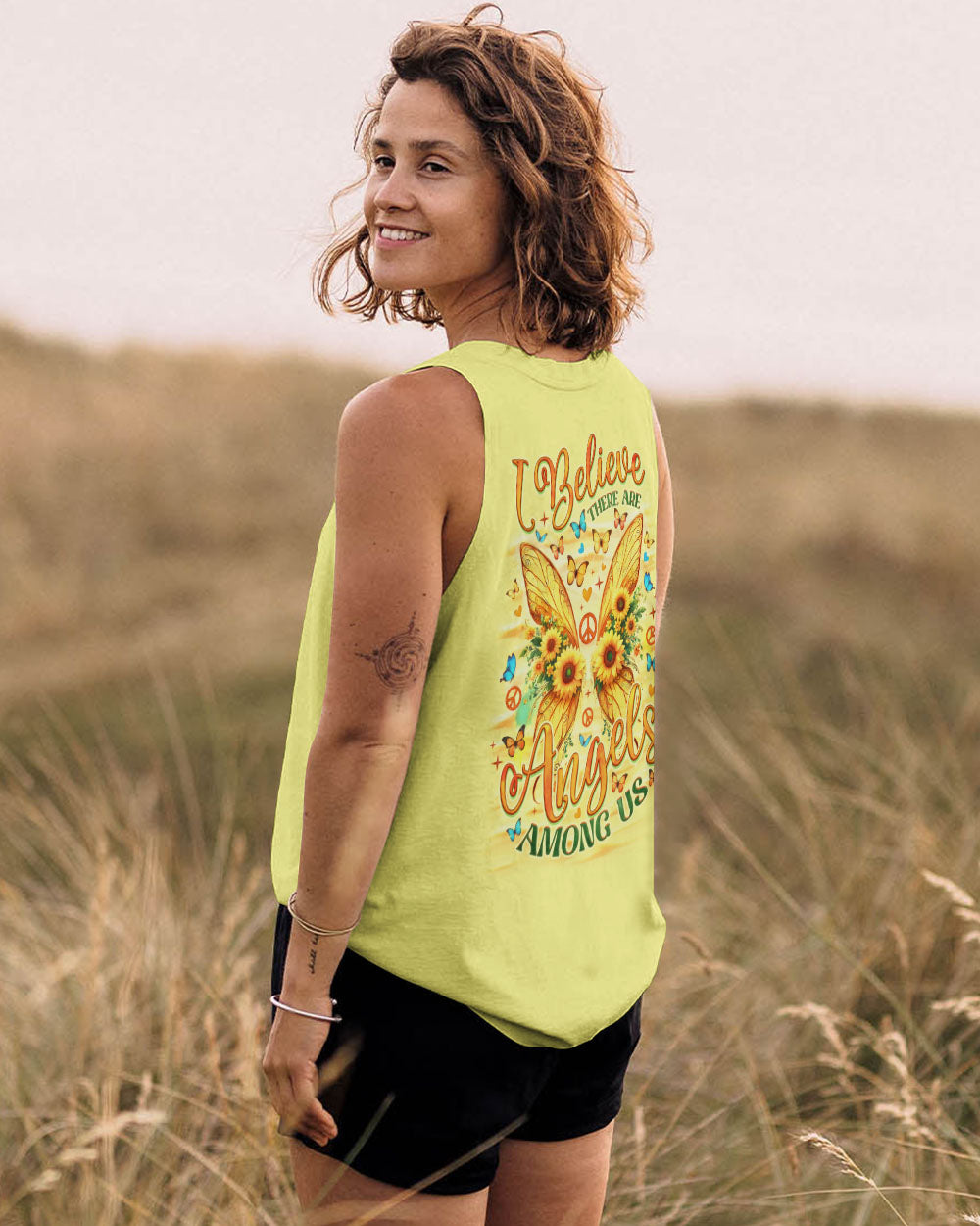 I BELIEVE THERE ARE ANGELS AMONG US WINGS ALL OVER PRINT - TLNO2708242