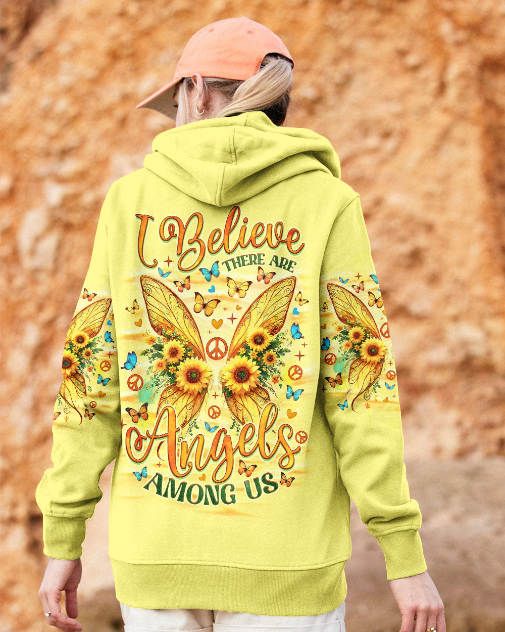 I BELIEVE THERE ARE ANGELS AMONG US WINGS ALL OVER PRINT - TLNO2708242
