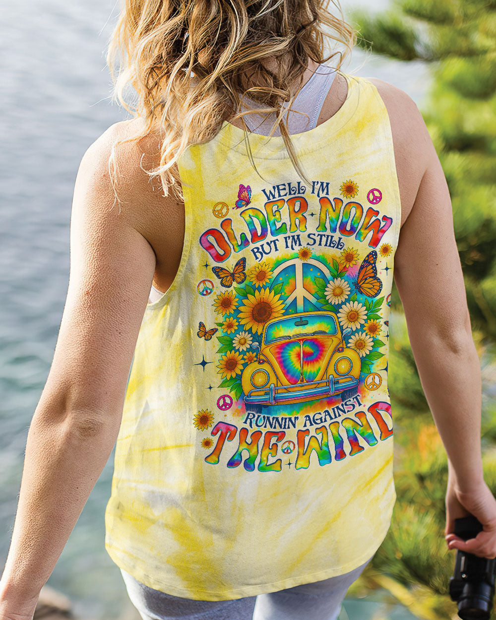 RUNNING AGAINST THE WIND CAR TIE DYE ALL OVER PRINT - TLNO2708251