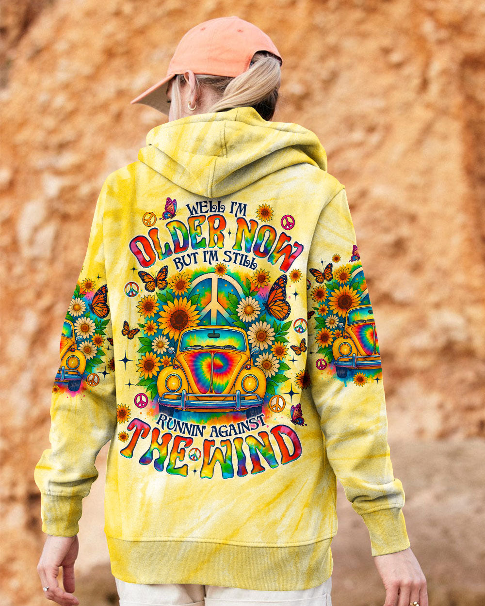 RUNNING AGAINST THE WIND CAR TIE DYE ALL OVER PRINT - TLNO2708251