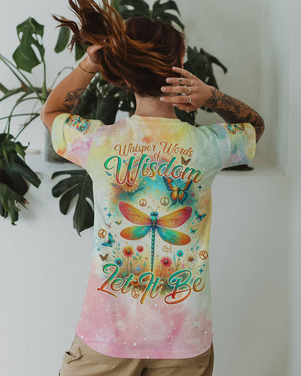 WHISPER WORDS OF WISDOM DRAGONFLY ALL OVER PRINT - TLNO2712231