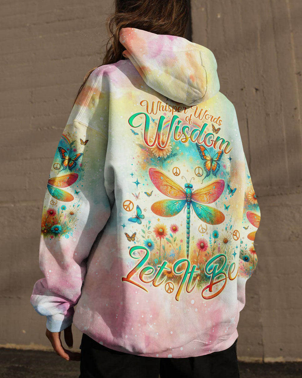 WHISPER WORDS OF WISDOM DRAGONFLY ALL OVER PRINT - TLNO2712231