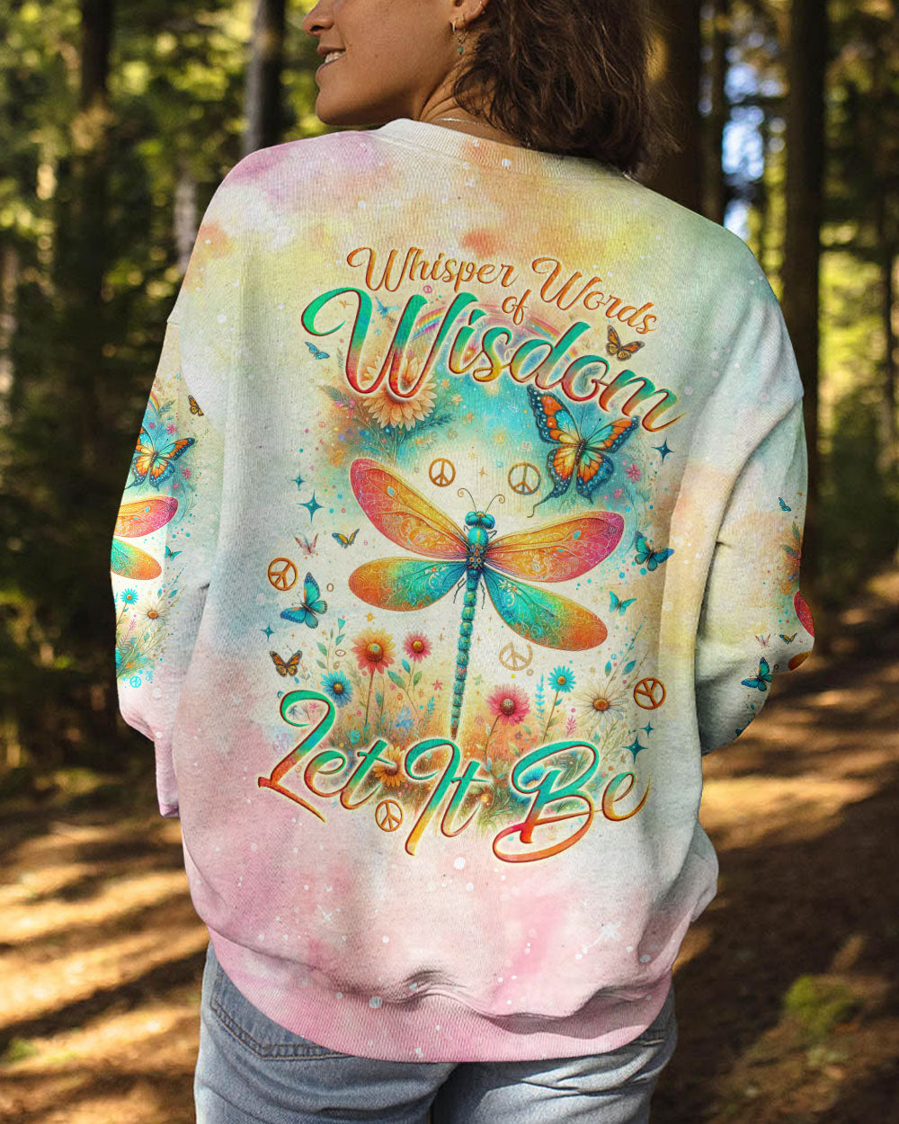 WHISPER WORDS OF WISDOM DRAGONFLY ALL OVER PRINT - TLNO2712231