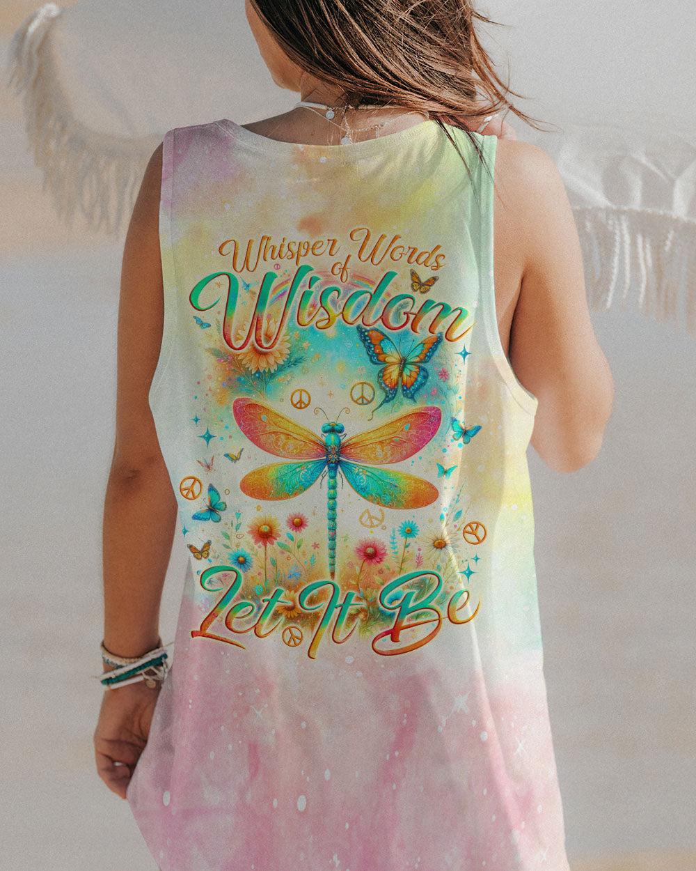 WHISPER WORDS OF WISDOM DRAGONFLY ALL OVER PRINT - TLNO2712231