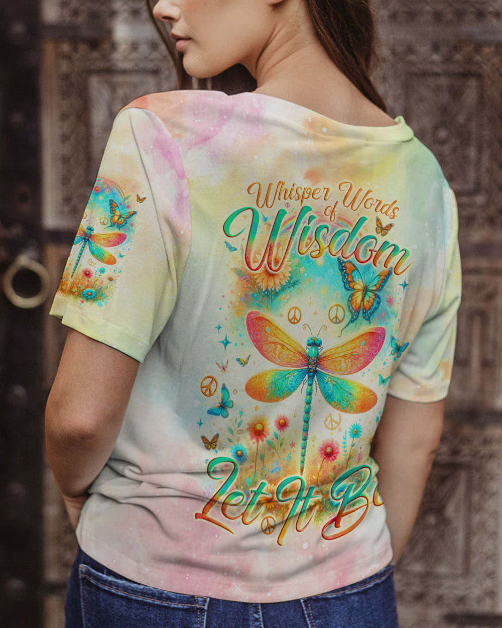 WHISPER WORDS OF WISDOM DRAGONFLY ALL OVER PRINT - TLNO2712231