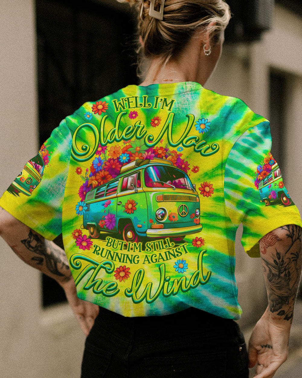 RUNNING AGAINST THE WIND TIE DYE ALL OVER PRINT - TLNO2806232