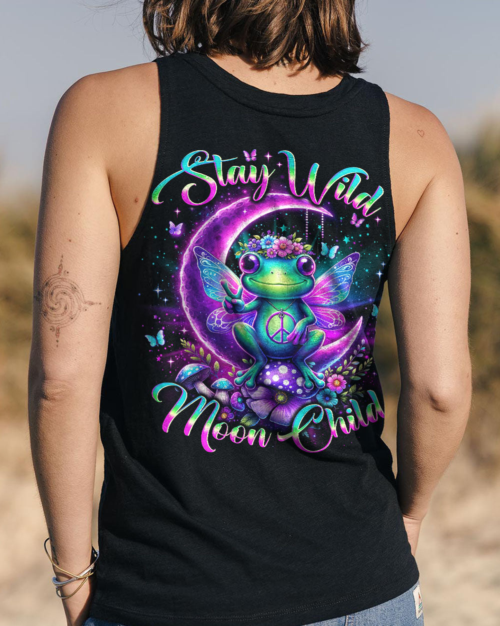 STAY WILD MOON CHILD FROG ALL OVER PRINT - TLNO2901241