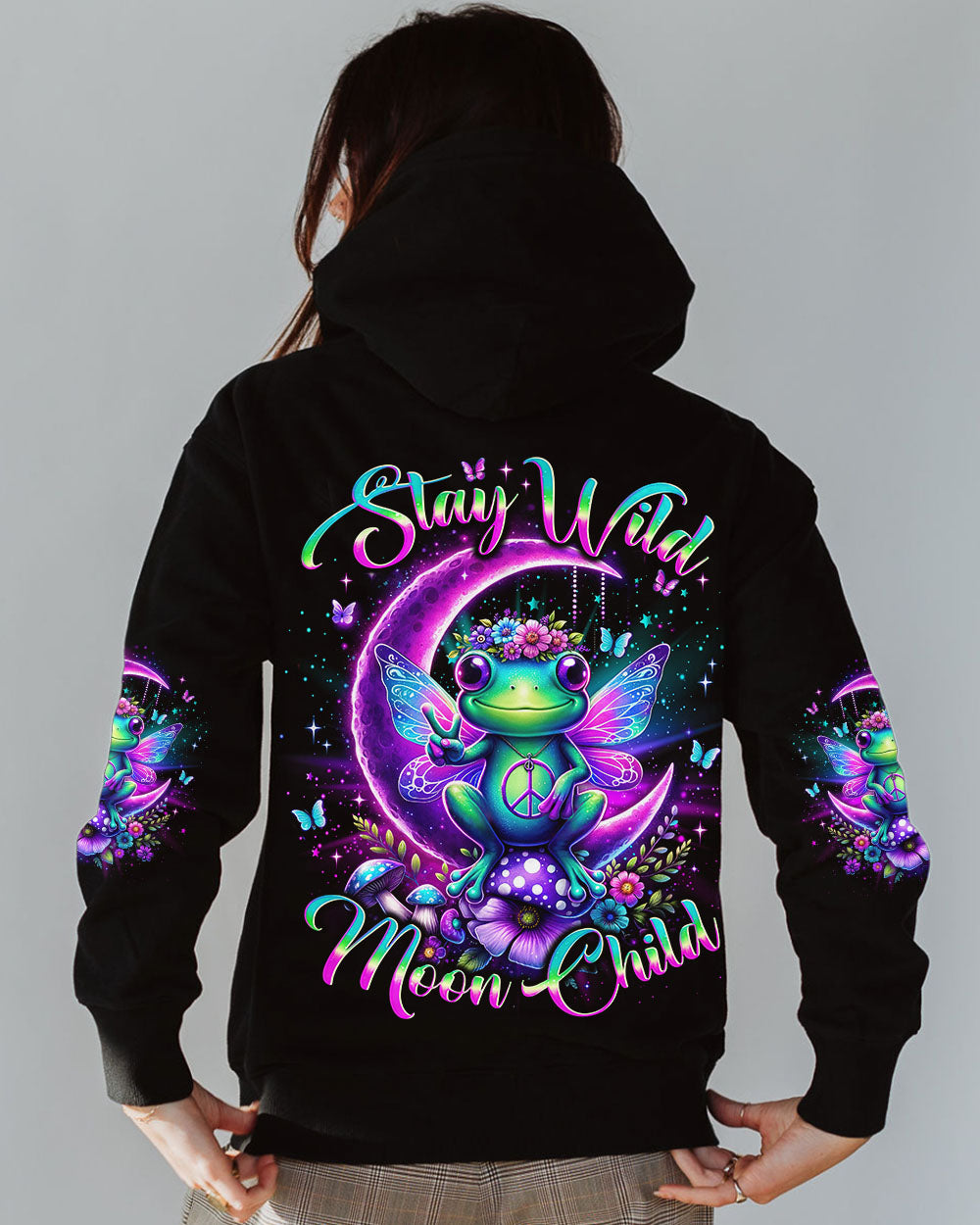 STAY WILD MOON CHILD FROG ALL OVER PRINT - TLNO2901241