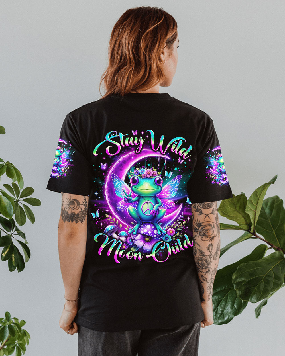 STAY WILD MOON CHILD FROG ALL OVER PRINT - TLNO2901241