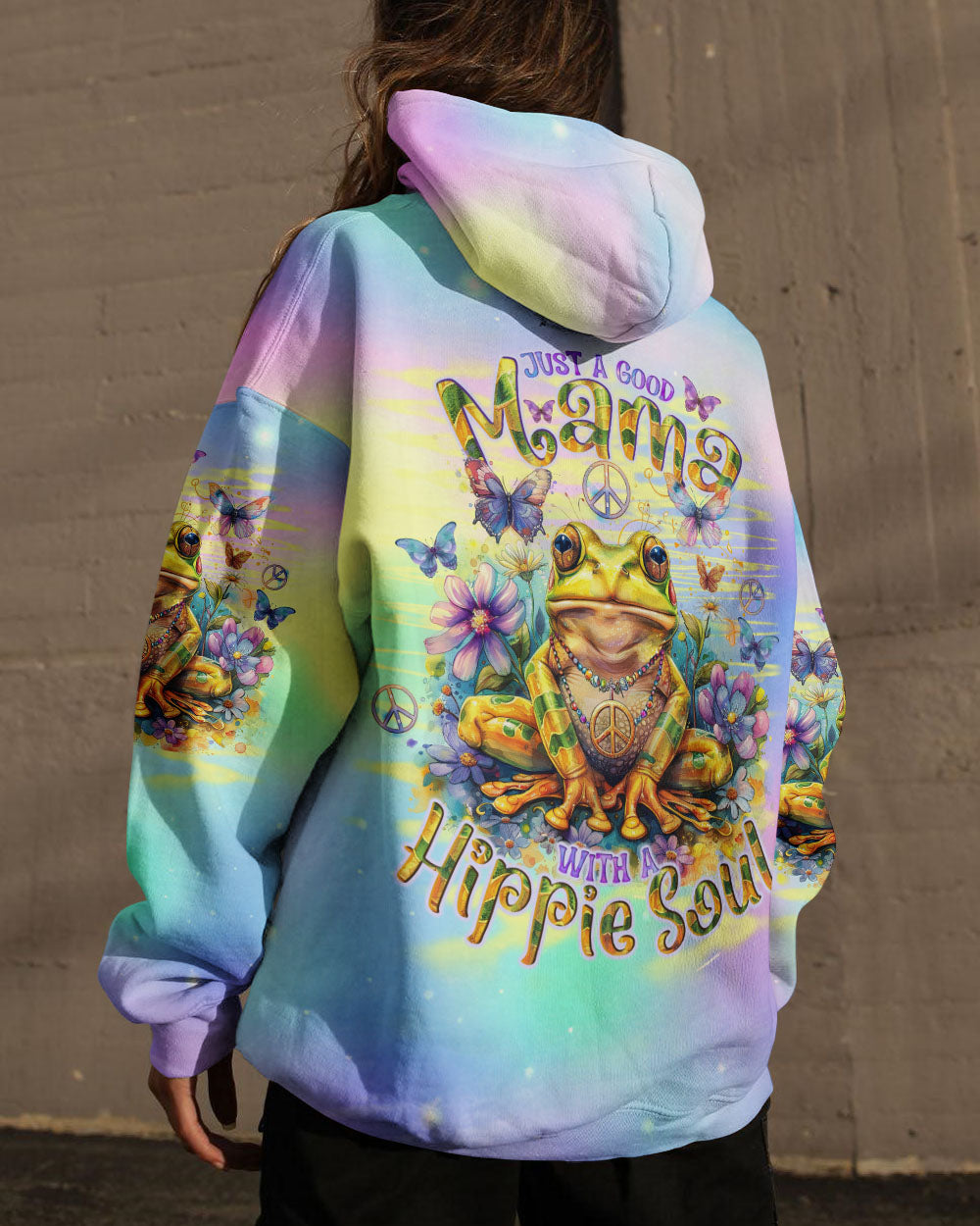 JUST A GOOD MAMA FROG ALL OVER PRINT - TLNO2902242