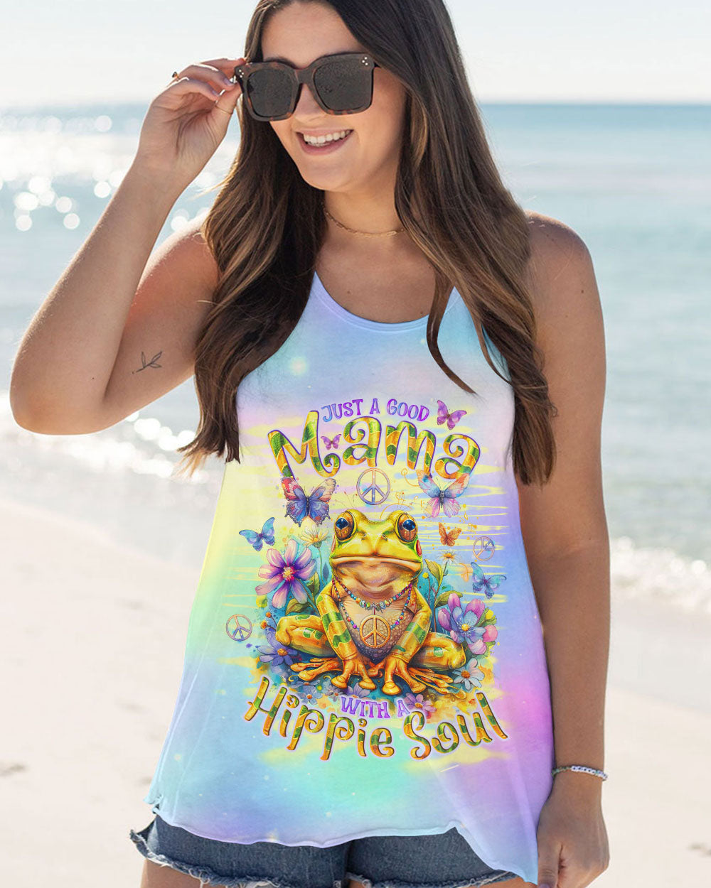 JUST A GOOD MAMA FROG ALL OVER PRINT - TLNO2902242