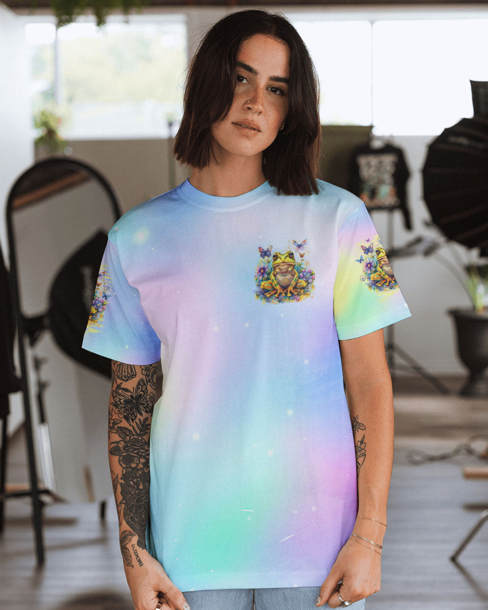 JUST A GOOD MAMA FROG ALL OVER PRINT - TLNO2902242