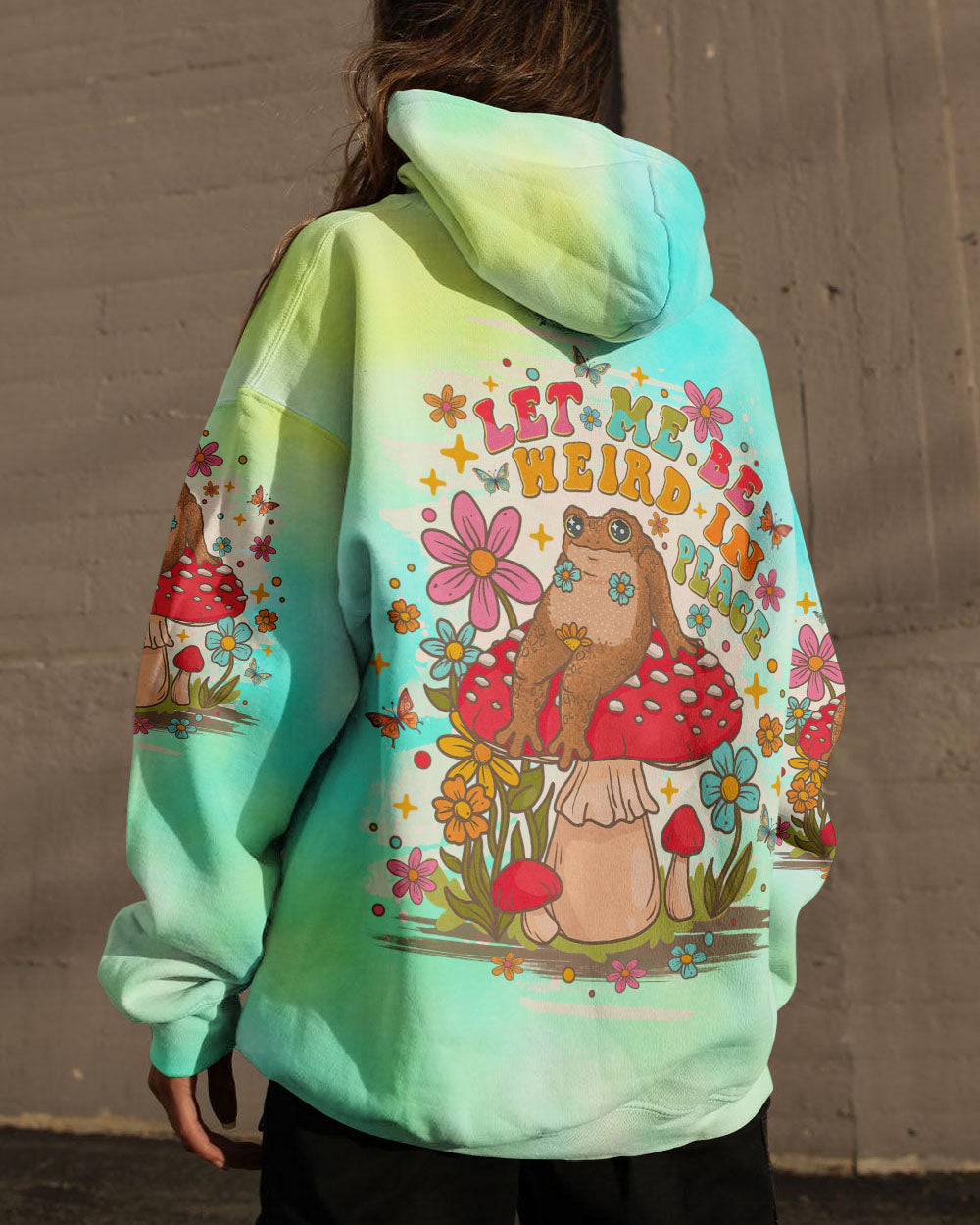 LET ME BE WEIRD IN PEACE FROG ALL OVER PRINT - TLNO2908241