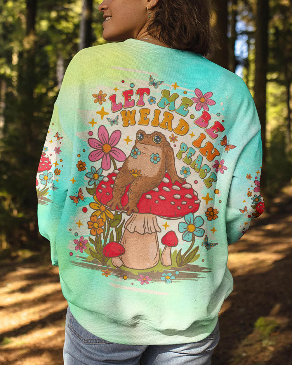 LET ME BE WEIRD IN PEACE FROG ALL OVER PRINT - TLNO2908241
