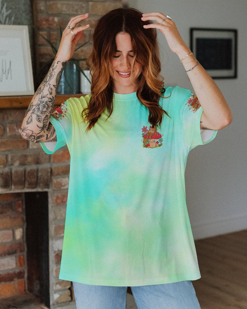 LET ME BE WEIRD IN PEACE FROG ALL OVER PRINT - TLNO2908241
