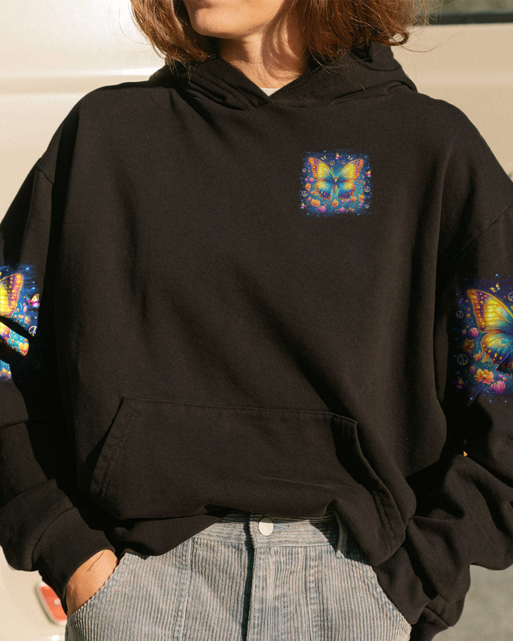 HELLO DARKNESS MY OLD FRIEND BUTTERFLY ALL OVER PRINT - TLNO2909254