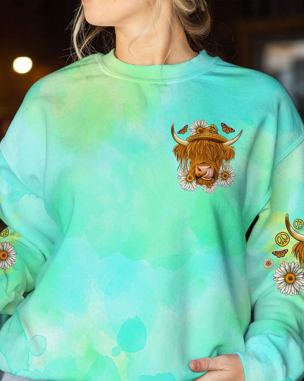 ONE BLESSED HEIFER COW ALL OVER PRINT - TLNO3008232