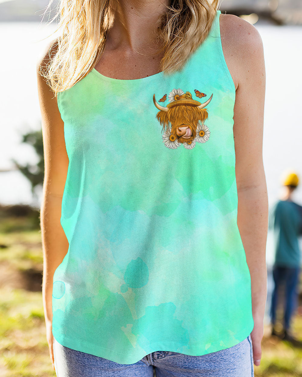 ONE BLESSED HEIFER COW ALL OVER PRINT - TLNO3008232