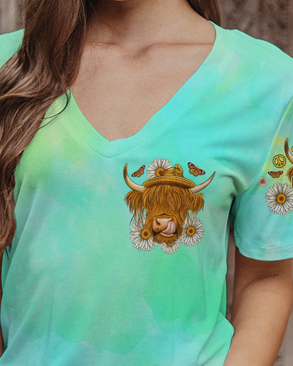 ONE BLESSED HEIFER COW ALL OVER PRINT - TLNO3008232
