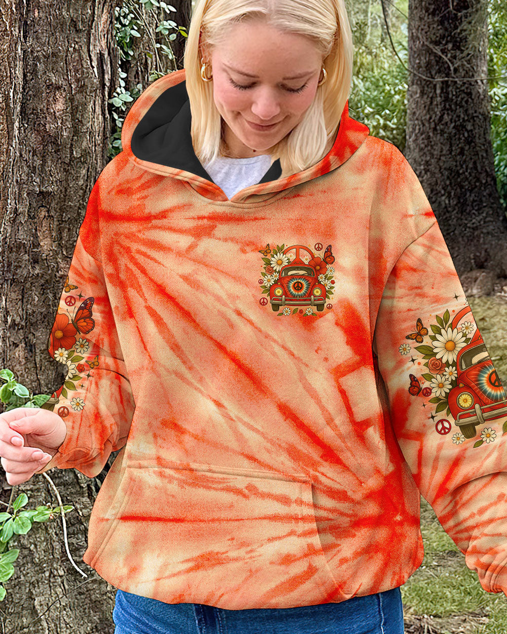 RUNNING AGAINST THE WIND BUS TIE DYE ALL OVER PRINT - TLNO3010251