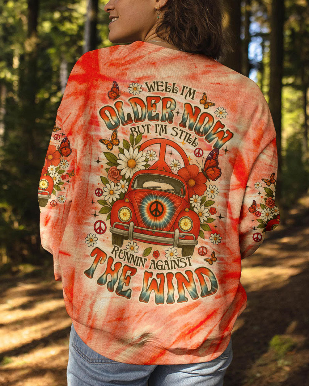 RUNNING AGAINST THE WIND BUS TIE DYE ALL OVER PRINT - TLNO3010251