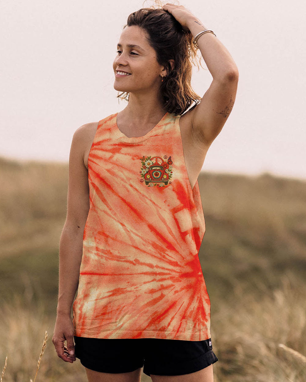 RUNNING AGAINST THE WIND BUS TIE DYE ALL OVER PRINT - TLNO3010251