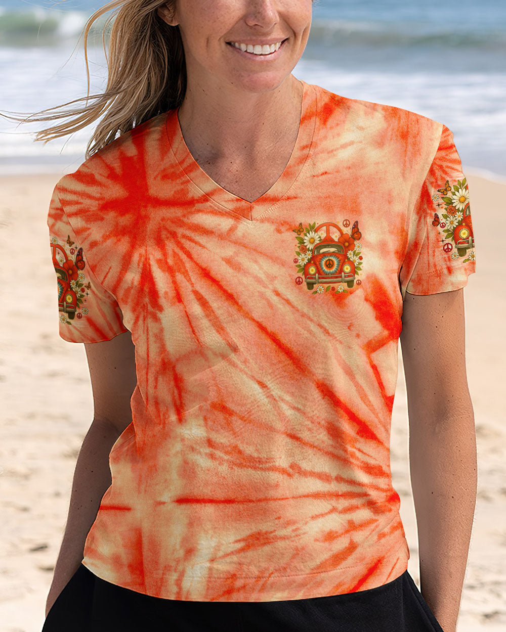 RUNNING AGAINST THE WIND BUS TIE DYE ALL OVER PRINT - TLNO3010251