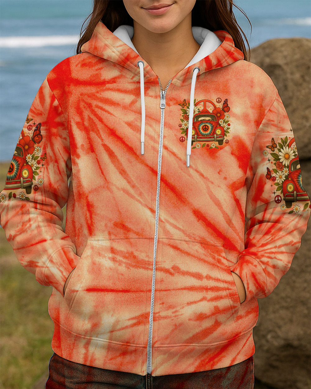 RUNNING AGAINST THE WIND BUS TIE DYE ALL OVER PRINT - TLNO3010251