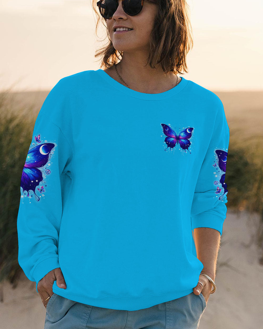 HELLO DARKNESS MY OLD FRIEND BUTTERFLY  ALL OVER PRINT - TLNO3010252