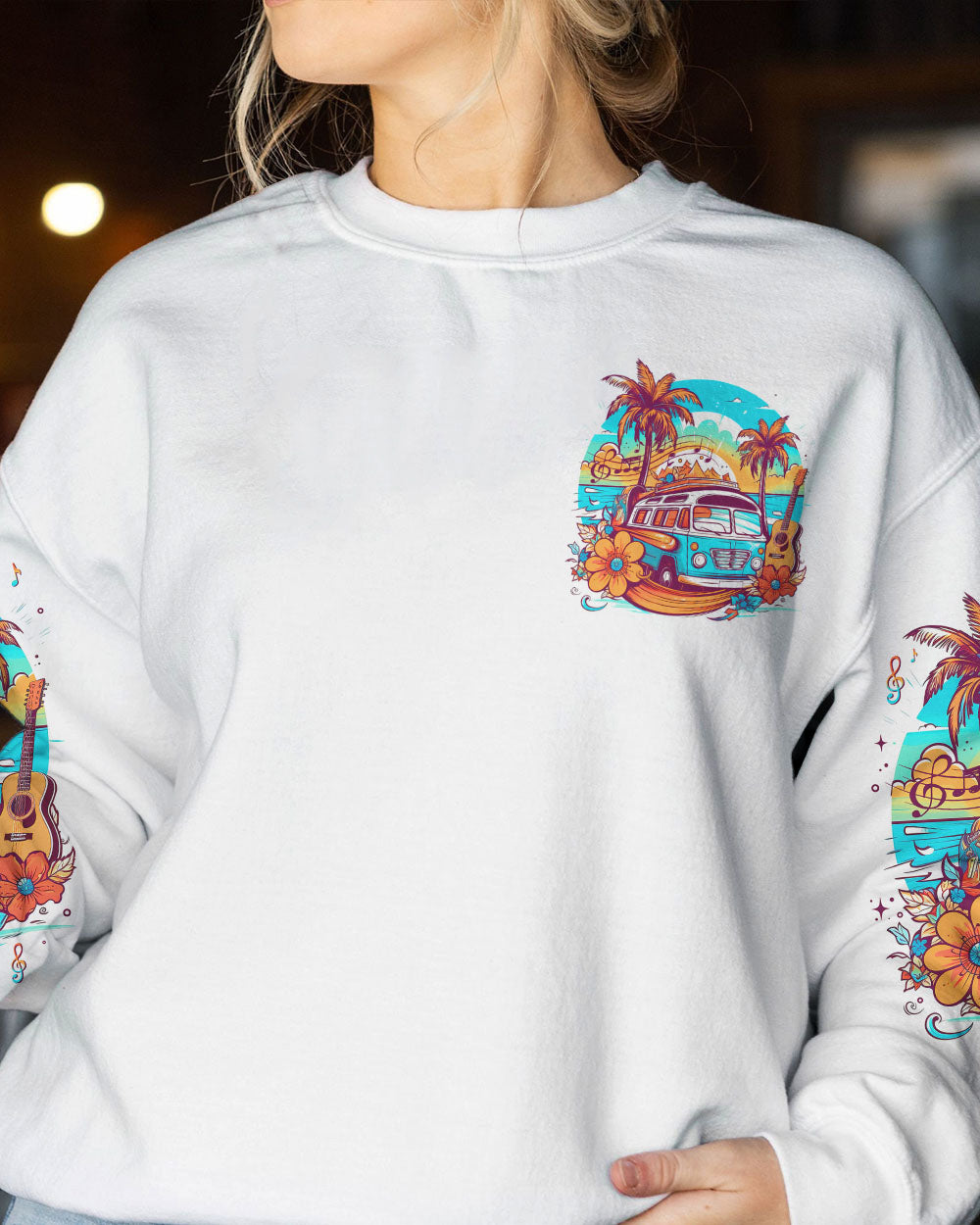 FIND ME WHERE THE MUSIC MEETS THE OCEAN ALL OVER PRINT - TLNO3105231