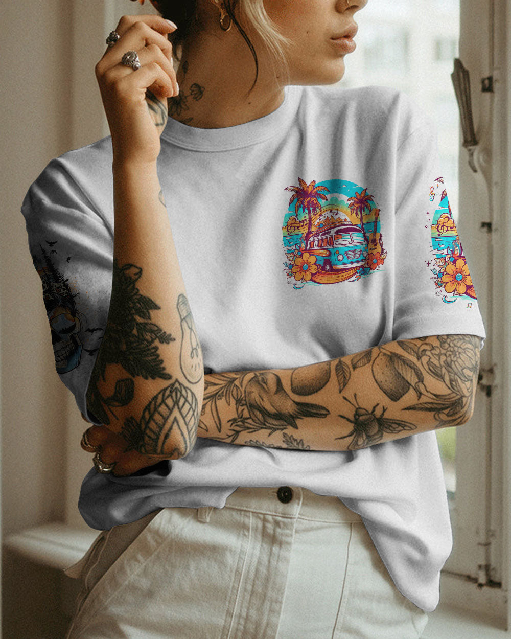 FIND ME WHERE THE MUSIC MEETS THE OCEAN ALL OVER PRINT - TLNO3105231