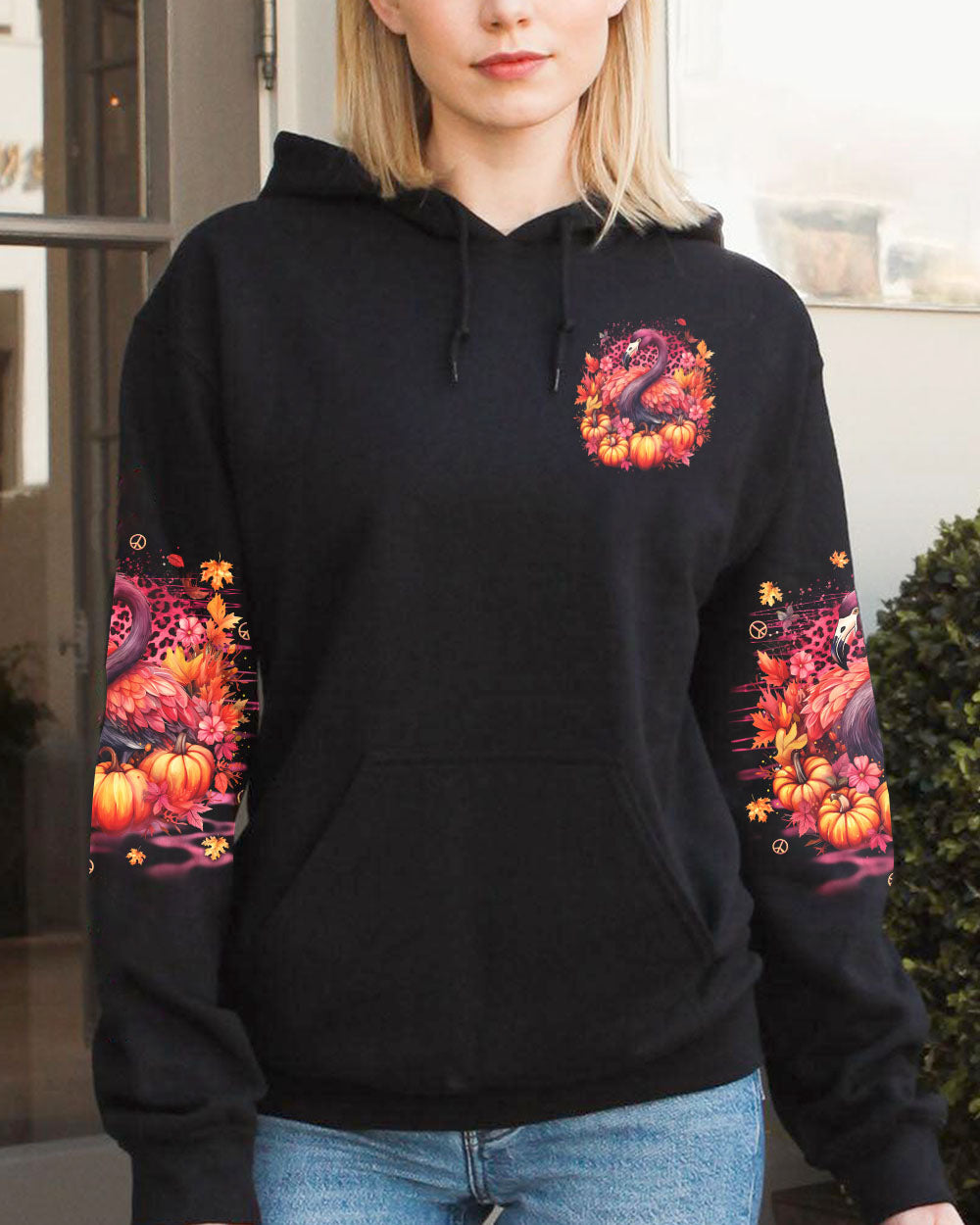 CHANGE IS BEAUTIFUL FLAMINGO AUTUMN ALL OVER PRINT - TLNO3107231