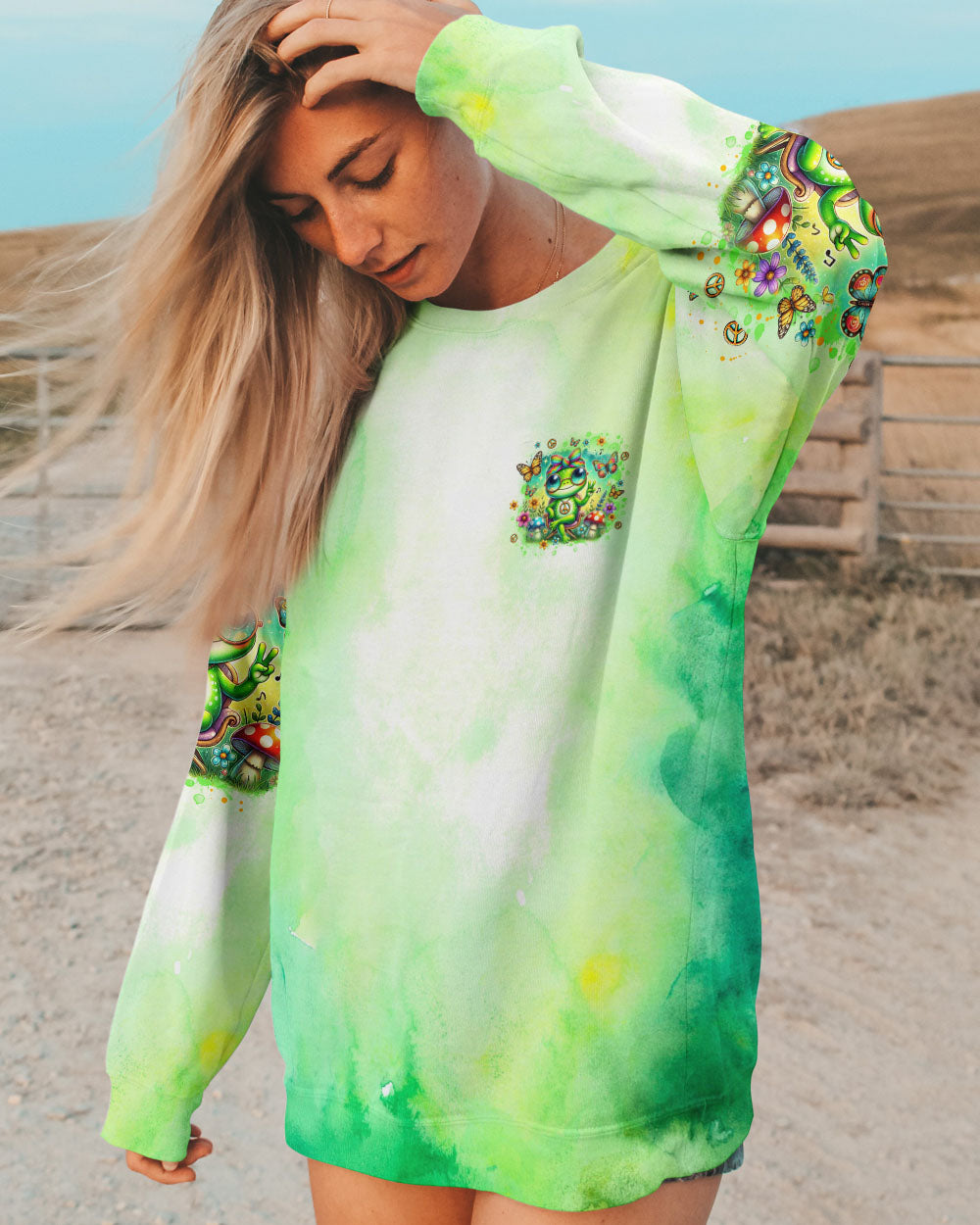 BE KIND FROG ALL OVER PRINT - TLNO3107243