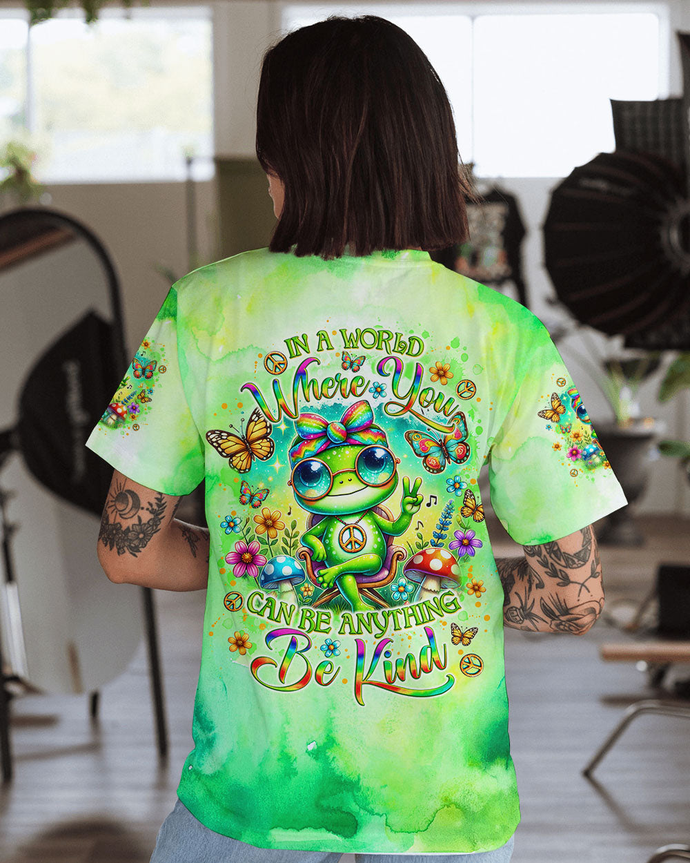 BE KIND FROG ALL OVER PRINT - TLNO3107243