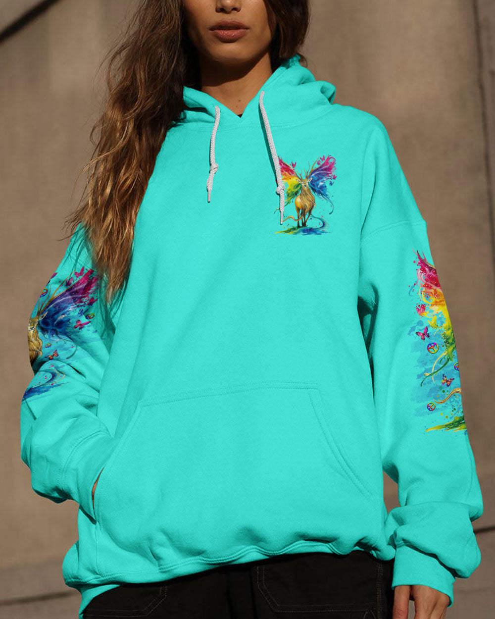 THE RIGHT PEOPLE WILL LOVE YOU DEER ALL OVER PRINT - TLNO3108232
