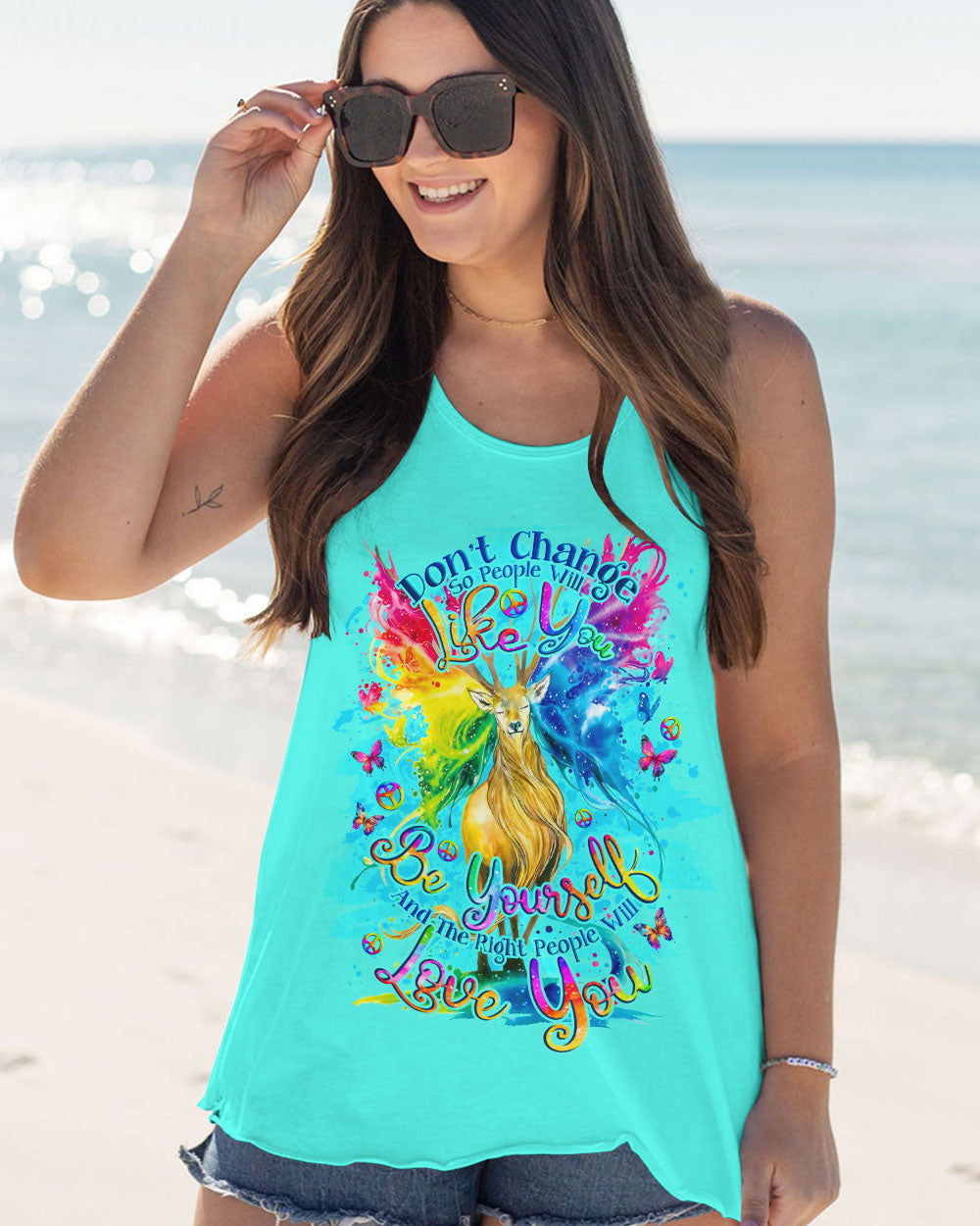THE RIGHT PEOPLE WILL LOVE YOU DEER ALL OVER PRINT - TLNO3108232
