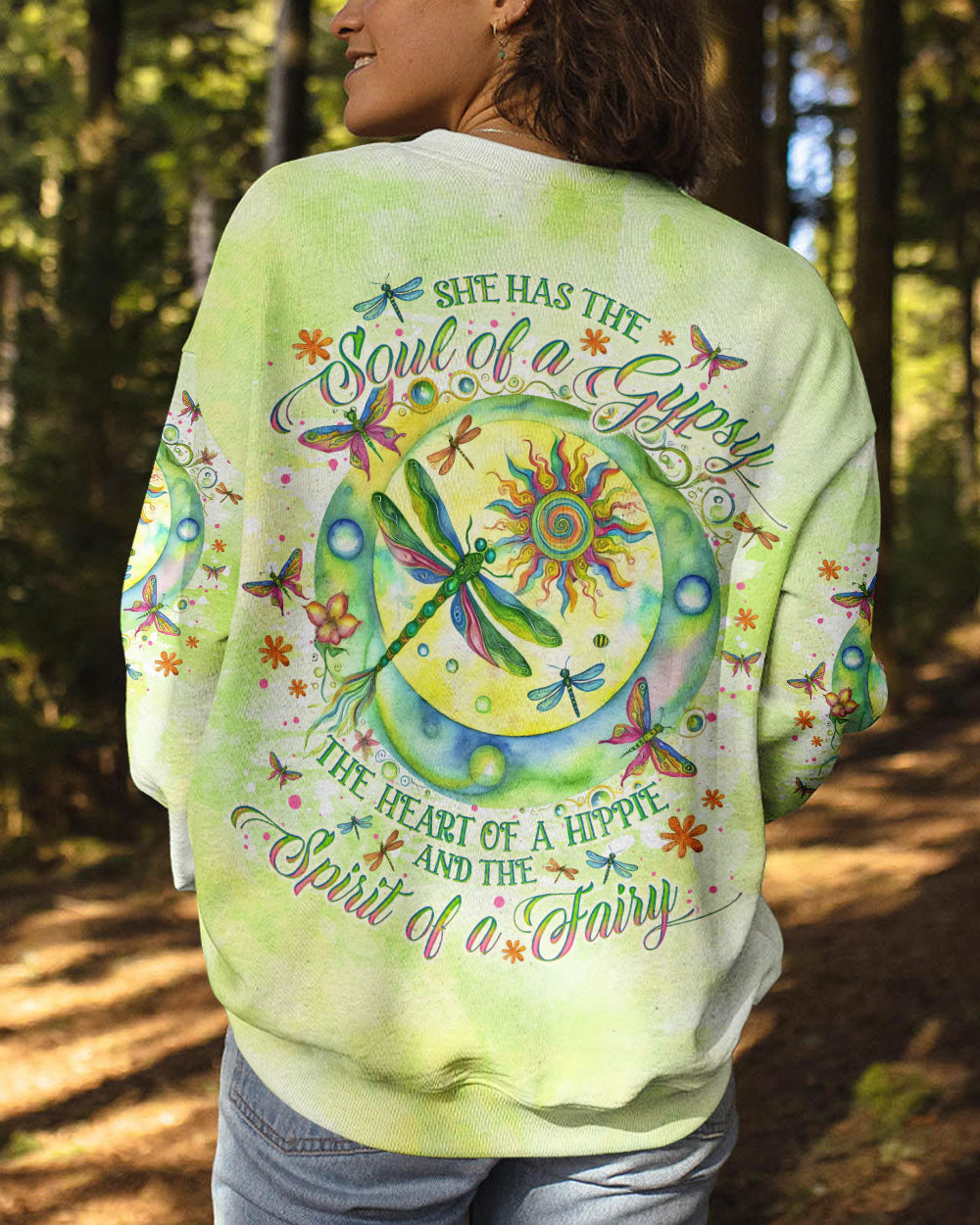 SPIRIT OF A FAIRY DRAGONFLY ALL OVER PRINT - TLNO1609242