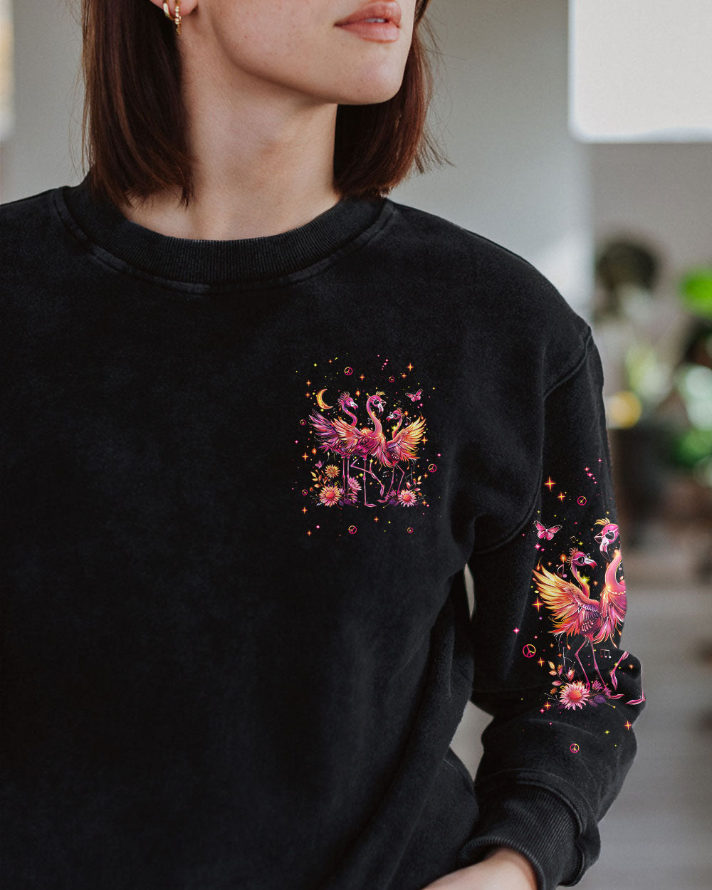 LET'S GO GIRLS FLAMINGO ALL OVER PRINT - TLNT0104245