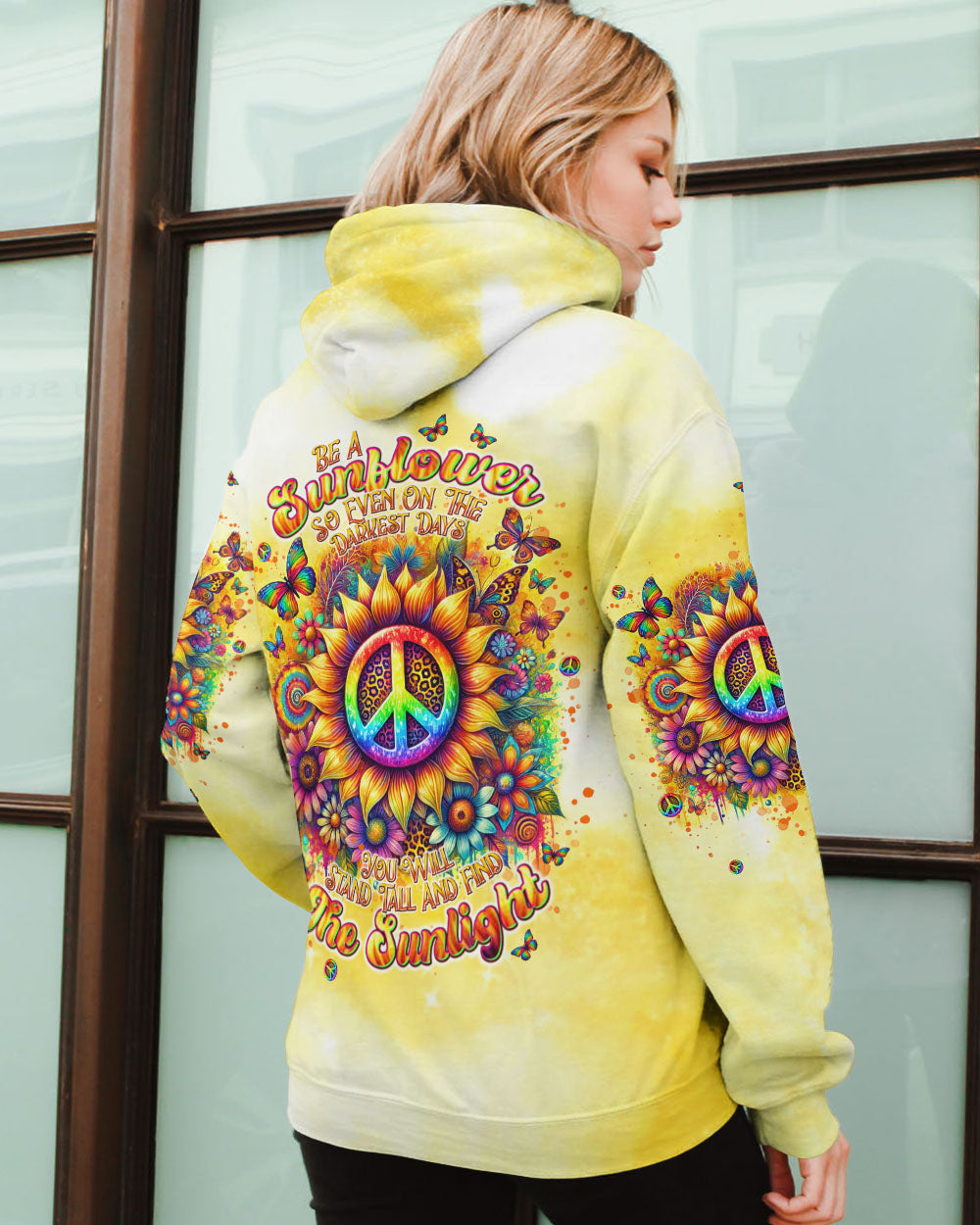 BE A SUNFLOWER ALL OVER PRINT - TLNT0108243