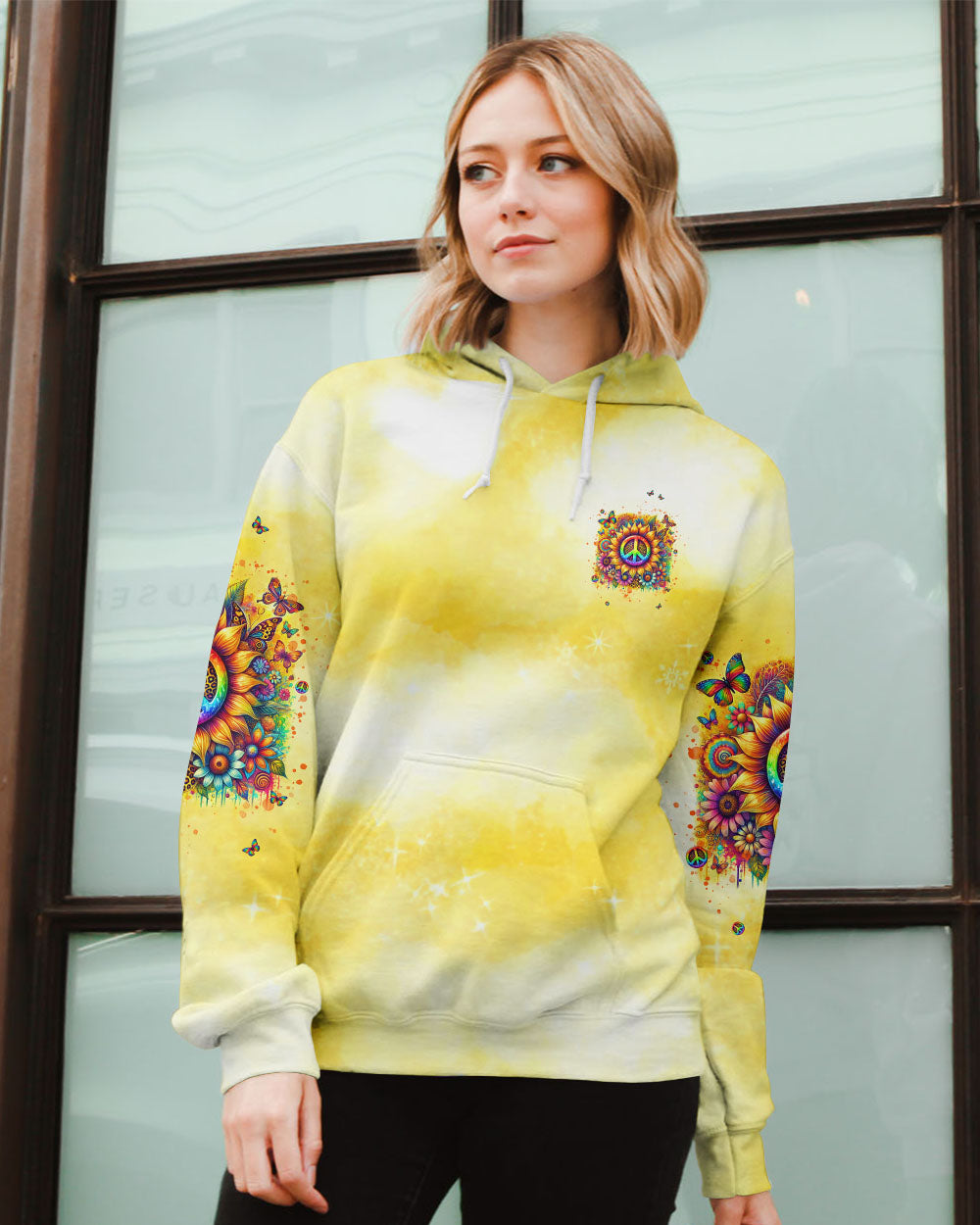 BE A SUNFLOWER ALL OVER PRINT - TLNT0108243