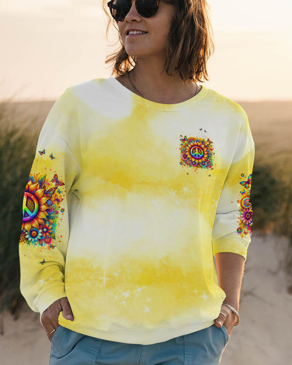 BE A SUNFLOWER ALL OVER PRINT - TLNT0108243