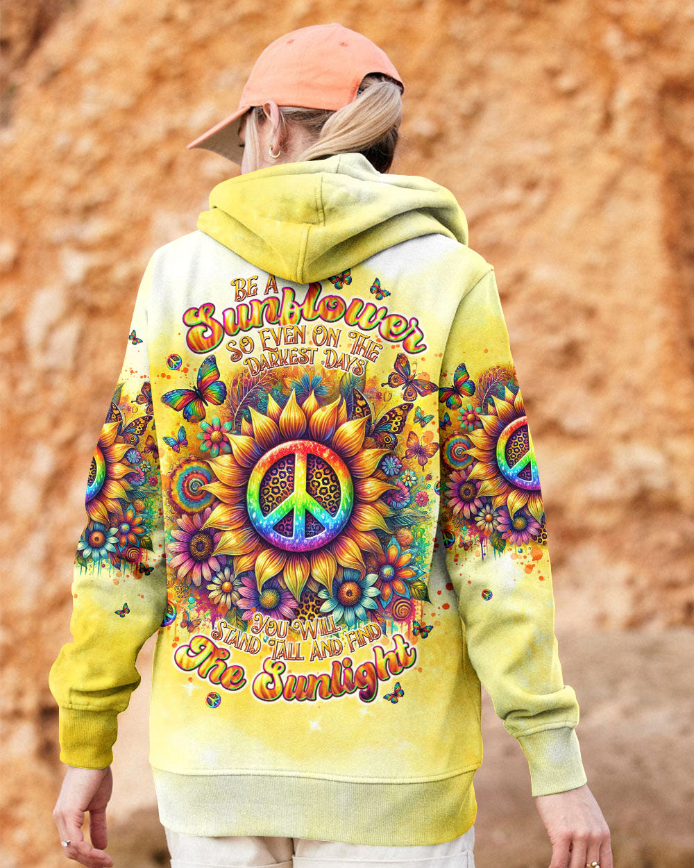 BE A SUNFLOWER ALL OVER PRINT - TLNT0108243