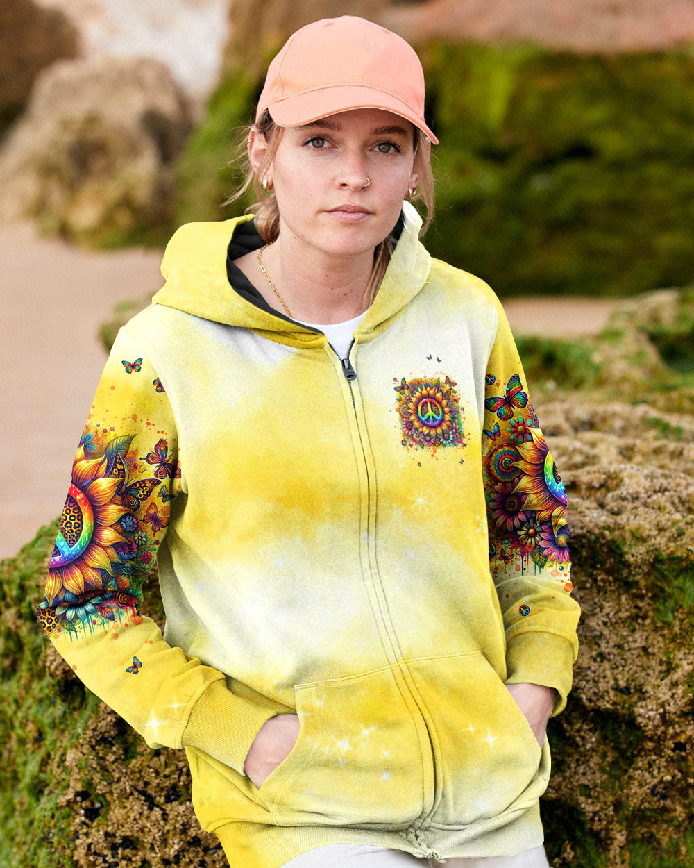 BE A SUNFLOWER ALL OVER PRINT - TLNT0108243