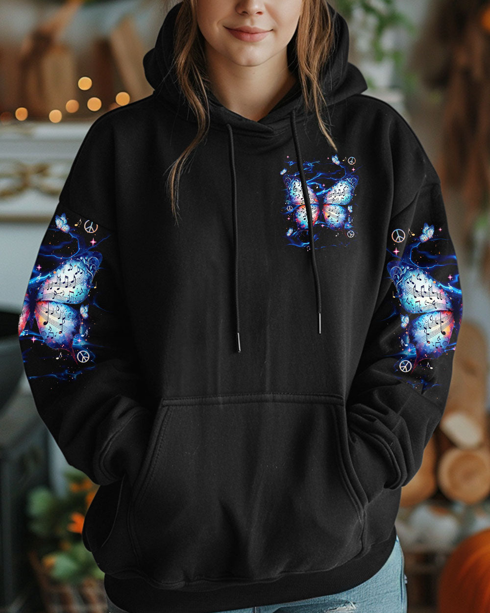 WHISPER WORDS OF WISDOM LET IT BE BUTTERFLY ALL OVER PRINT - TLNT0204253