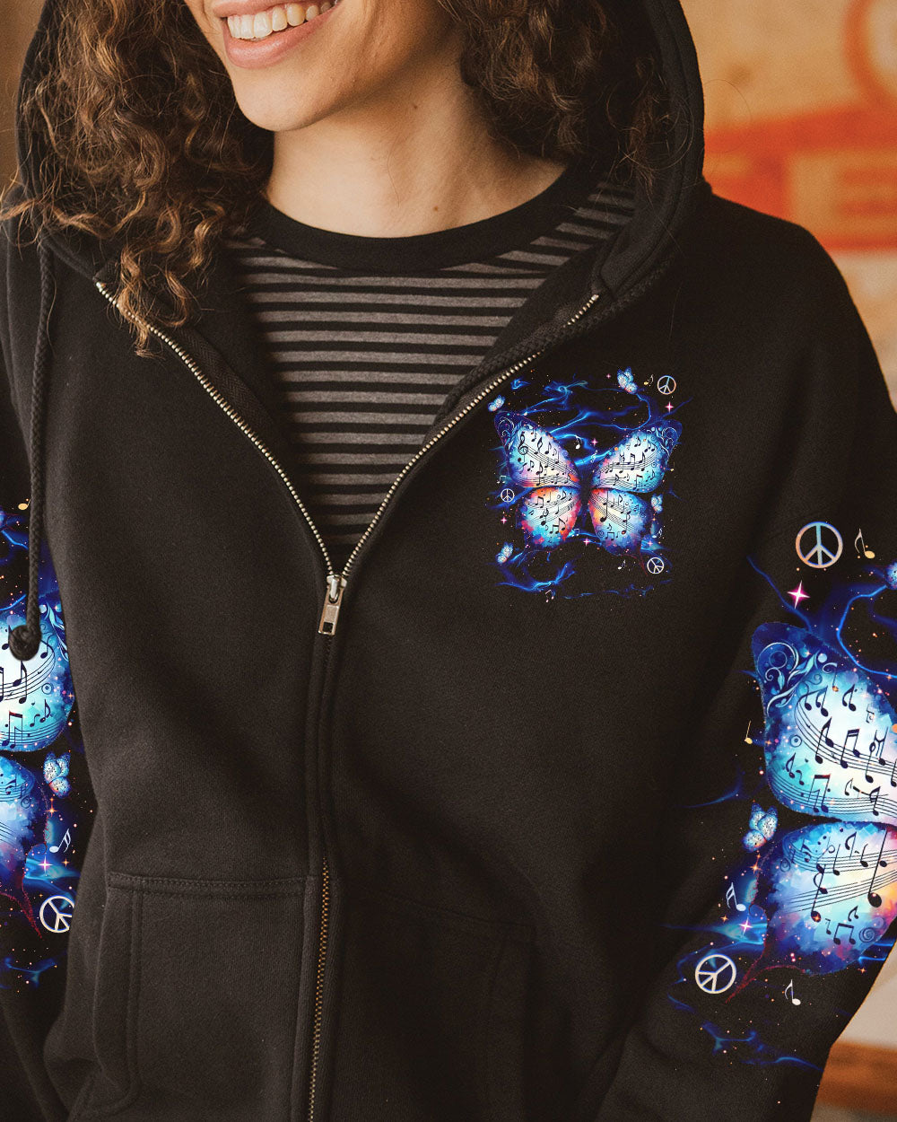 WHISPER WORDS OF WISDOM LET IT BE BUTTERFLY ALL OVER PRINT - TLNT0204253