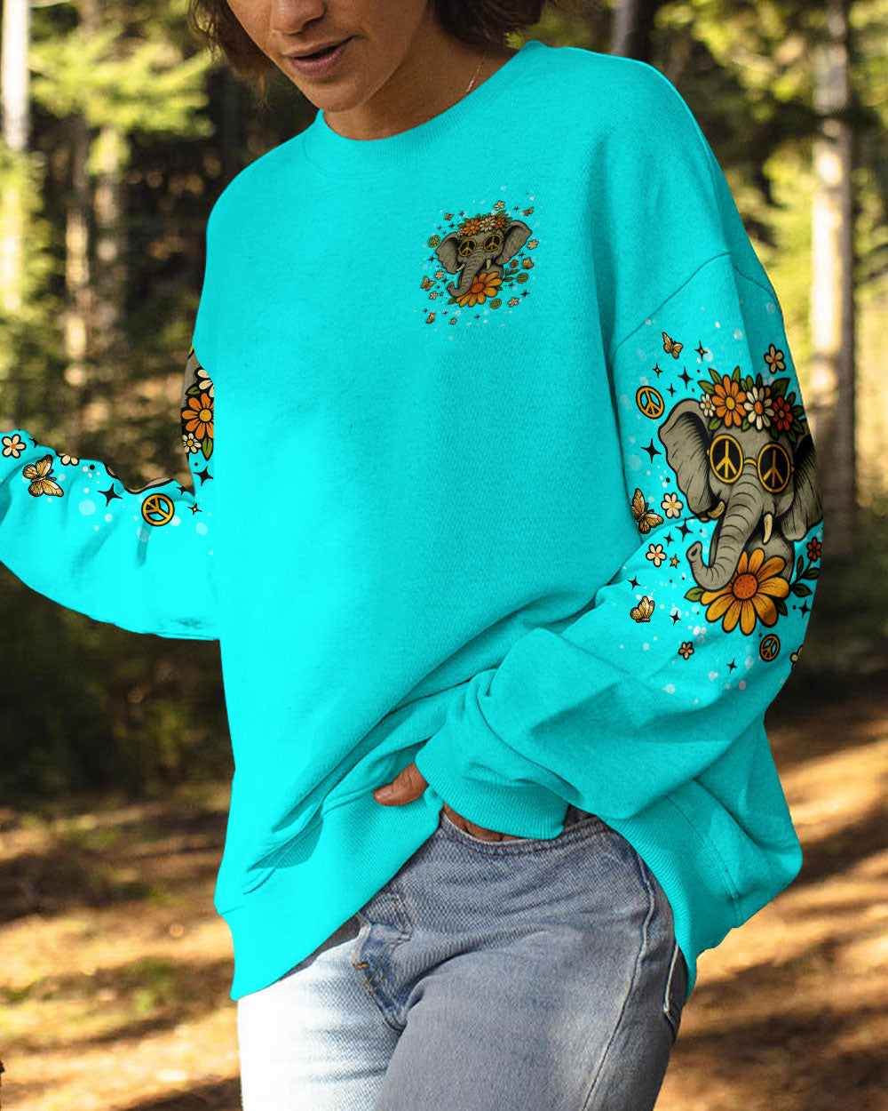BE KIND ELEPHANT ALL OVER PRINT - TLNT0306253