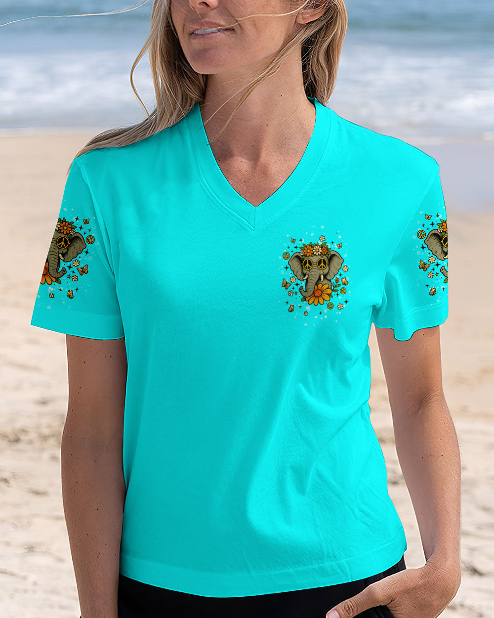 BE KIND ELEPHANT ALL OVER PRINT - TLNT0306253